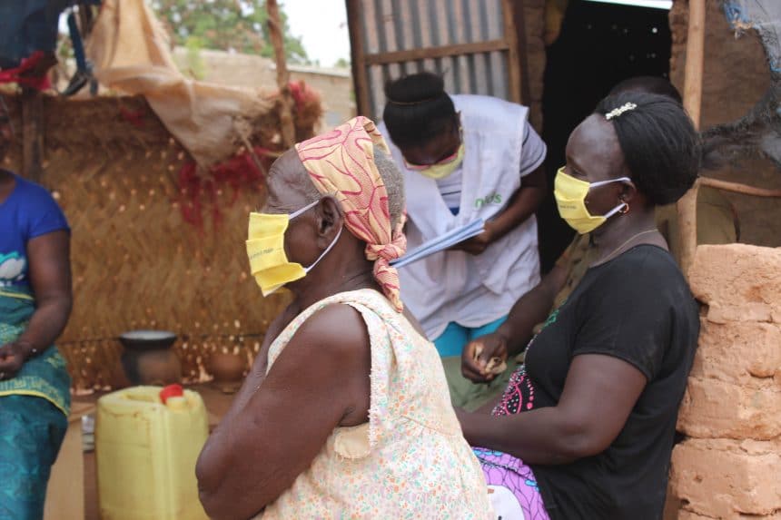 Sorties terrains de distributions de masques de protection contre le COIVD19