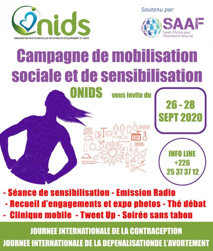 Campagne de plaidoyer ONIDS et SAAF 28 Septembre 2020