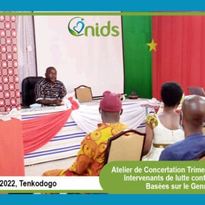 Atelier de Concertation Trimestrielle entre les Intervenants de lutte contre les Violences Basées sur le Genre du Centre-Est