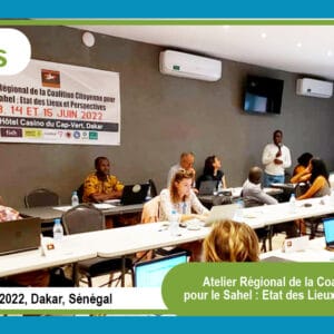 ONIDS Participe à l’Atelier Régional de la Coalition Citoyenne pour le Sahel